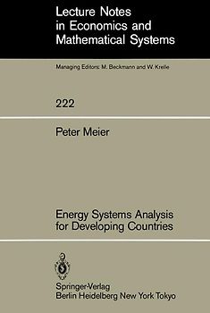 Energy Systems Analysis for Developing Countries