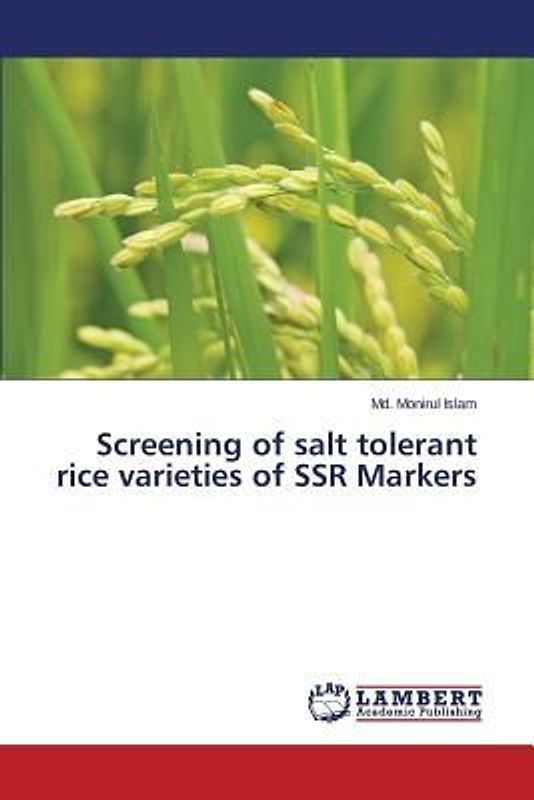 Screening of salt tolerant rice varieties of SSR Markers