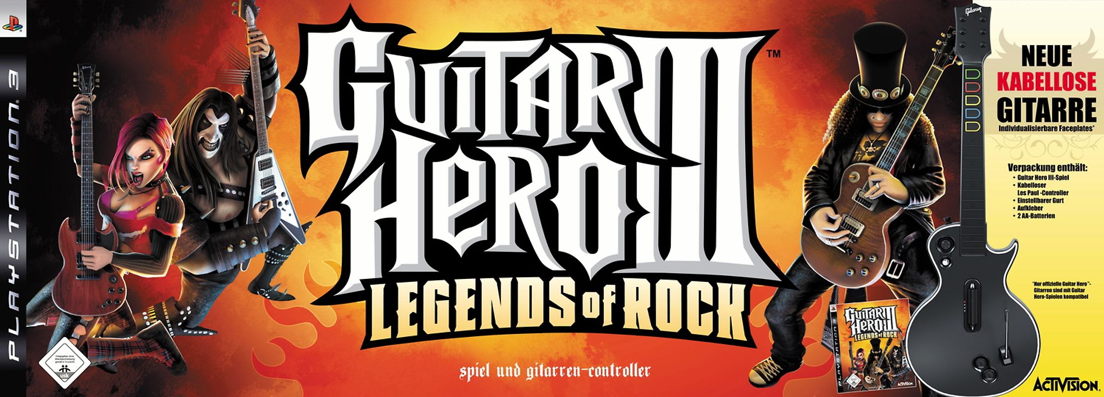 Guitar Hero III Bundle: Legends of Rock incl. Gitarre Bundleversion