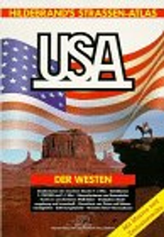 Hildebrand's Strassenatlas USA. Der Westen mit Mexico und Mittelamerika 1:700000, 1:1 Mill., 1:3 Mill.