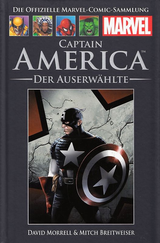 Die offizielle Marvel-Comic-Sammlung 53: Captain America - Der Auserwählte - David Morrell [Gebundene Ausgabe]