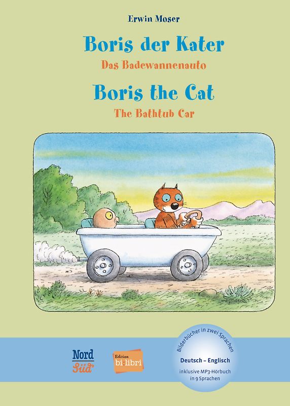 Boris der Kater – Das Badewannenauto (Deutsch-Englisch)