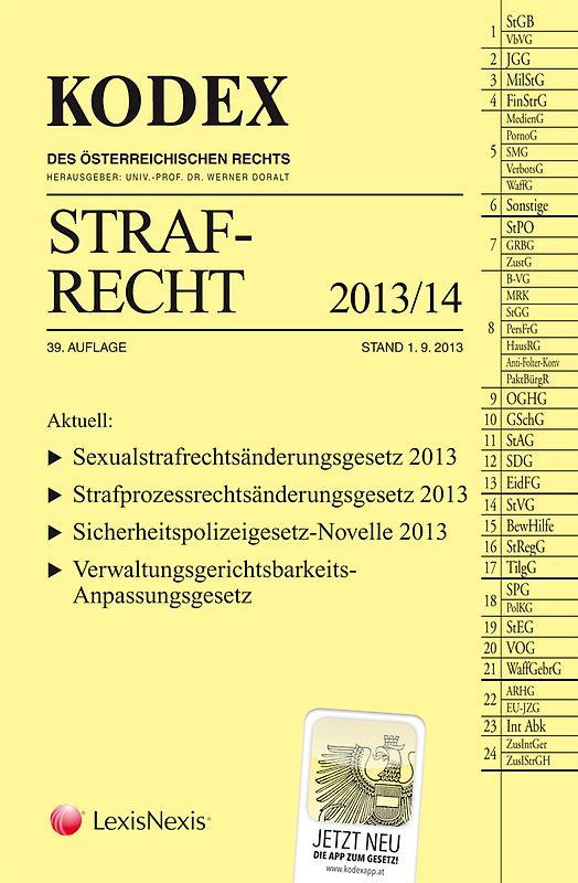 KODEX Strafrecht 2013/14