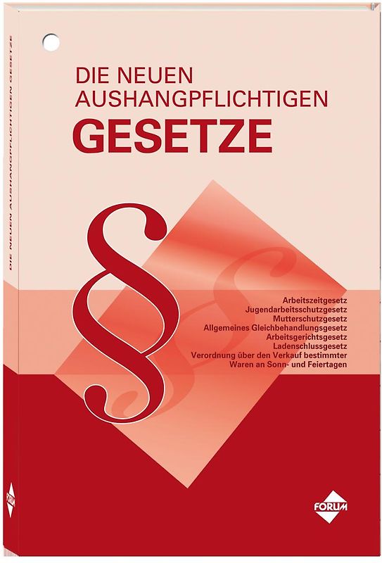 Die neuen aushangpflichtigen Gesetze