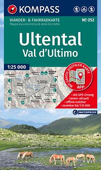 KOMPASS Wanderkarte 052 Ultental / Val d'Ultimo 1:25.000