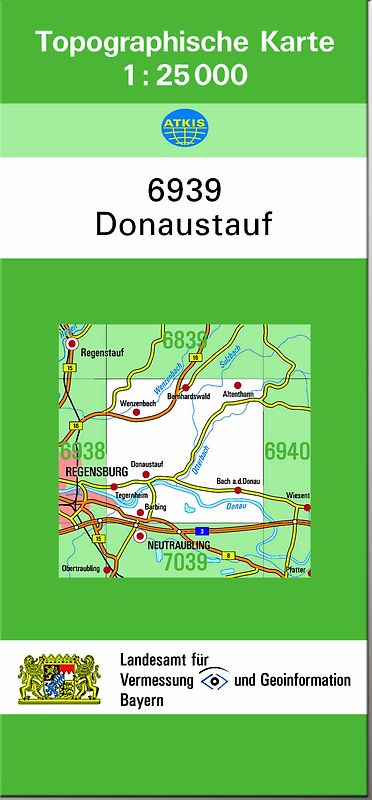 TK25 6939 Donaustauf