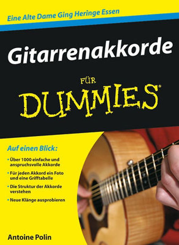 Gitarrenakkorde für Dummies