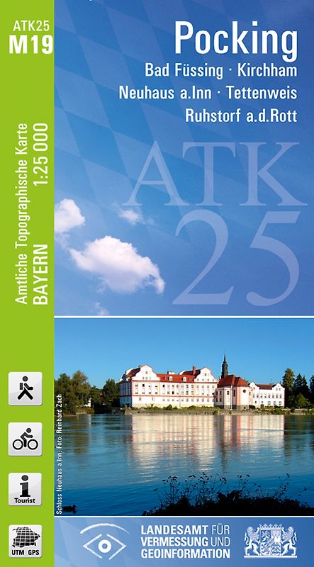 ATK25-M19 Pocking (Amtliche Topographische Karte 1:25000)