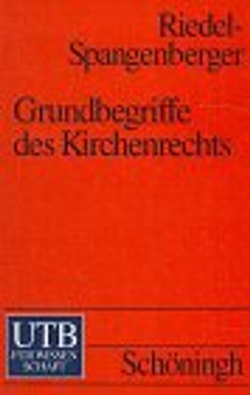 Grundbegriffe des Kirchenrechts
