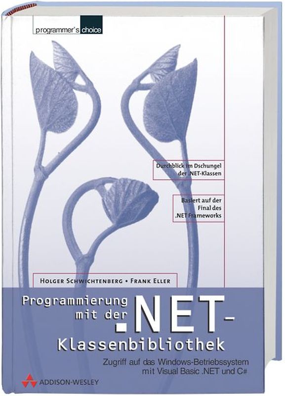 Programmierung mit der .NET-Klassenbibliothek. Zugriff auf das Windows-Betriebssystem mit Visual Basic .NET und C