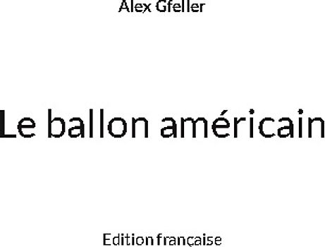Le ballon américain