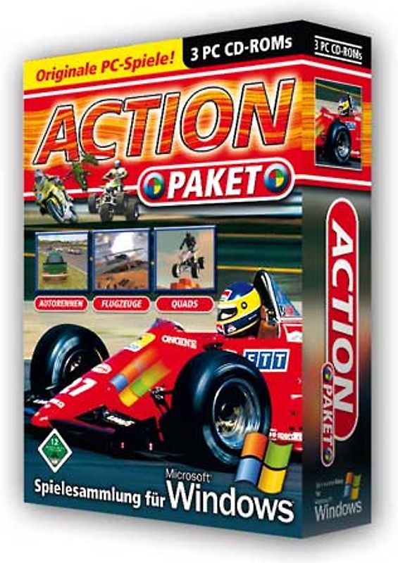 Spielesammlung für Microsoft Windows: Action Paket PC Spiele