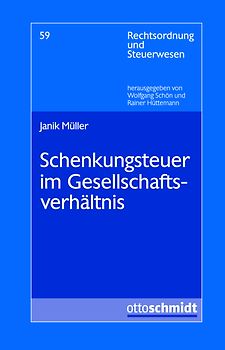 Schenkungsteuer im Gesellschaftsverhältnis