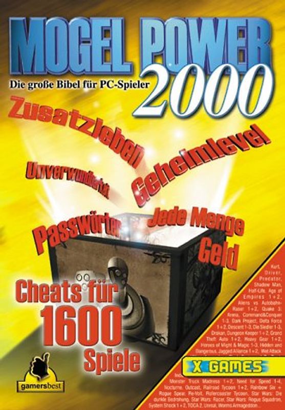 Mogel Power 2000. Cheats für 1500 Spiele