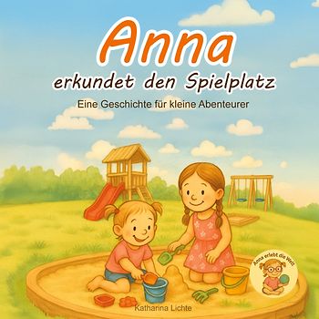 Anna erkundet den Spielplatz