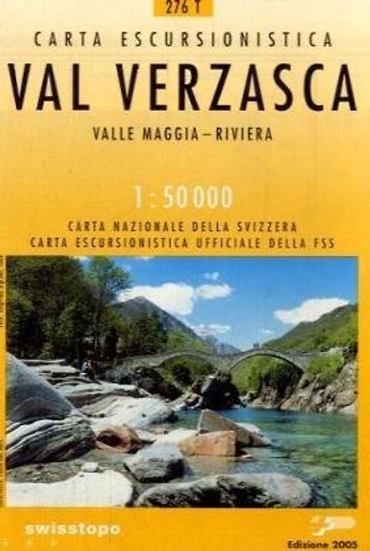 276T Val Verzasca Wanderkarte