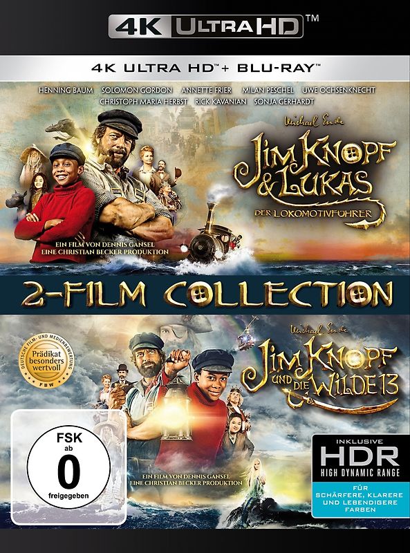 Jim Knopf & Lukas der Lokomotivführer+Jim... 4K Ultra HD Blu-ray