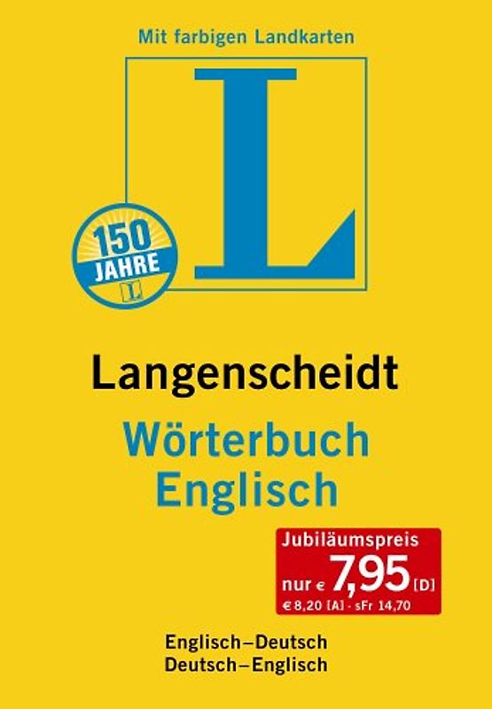 Langenscheidt Wörterbuch Englisch zum Jubiläumspreis. Englisch-Deutsch /Deutsch-Englisch