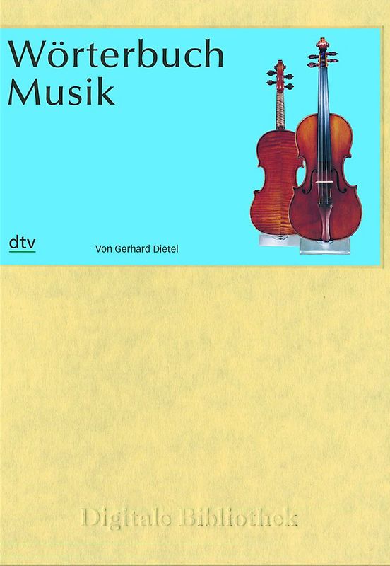 Digitale Bibliothek 139: Wörterbuch Musik MacOS