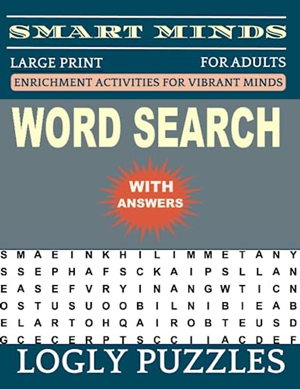 Word Search Book Large Print for Adults: 2400+ words New Fun and Relaxing Puzzles Book for Adults & Seniors with Answers Key
