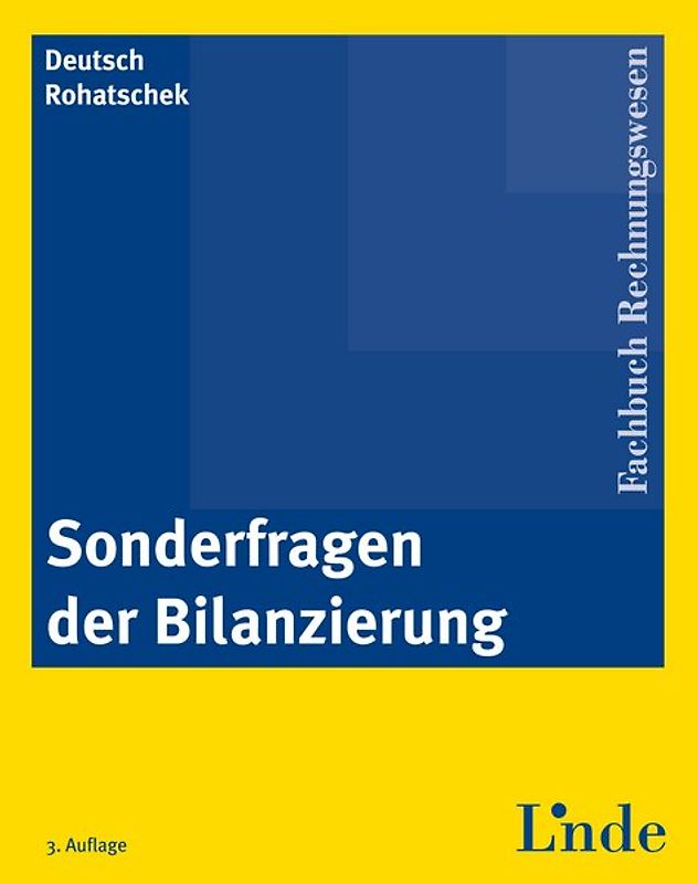 Sonderfragen der Bilanzierung