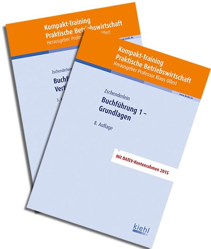Bücherpaket Buchführung 1 und 2. mit Kompakt-Training Buchführung 1 - Grundlagen und Buchführung 2 - Vertiefung.
