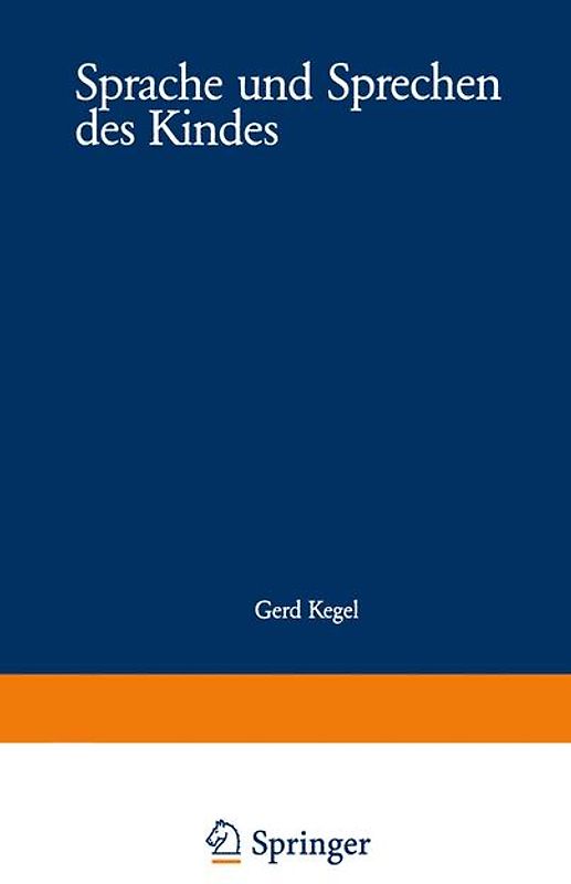 Sprache und Sprechen des Kindes