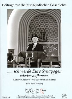 "...ich werde Eure Synagogen wieder aufbauen..."