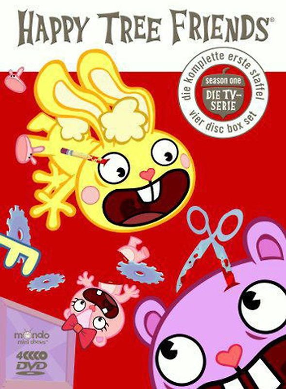 Happy Tree Friends Vol. 1-4 - Boxset - Die komplette erste Staffel (4DVDs) DVD