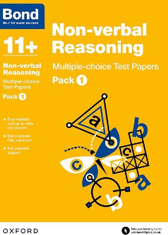Bond 11+: Non-verbal Reasoning: Multiple-choice Test Papers: Ready for the 2025 exam (for GL Assessment & other 11 plus exams)