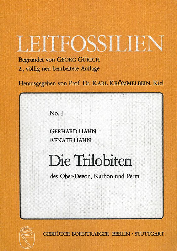 Die Trilobiten des Ober-Devon, Karbon und Perm