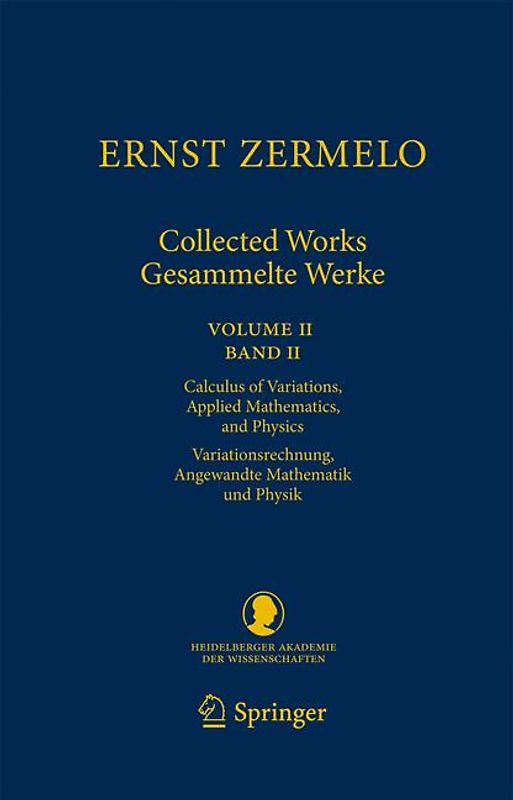 Ernst Zermelo - Collected Works/Gesammelte Werke II