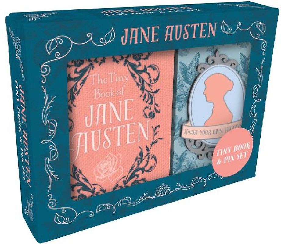 Jane Austen Tiny Book and Pin Set