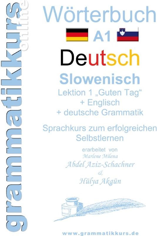 Wörterbuch Deutsch - Slowenisch A1 Lektion 1 "Guten Tag"