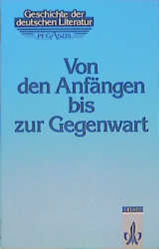 Geschichte der deutschen Literatur - Neubearbeitung