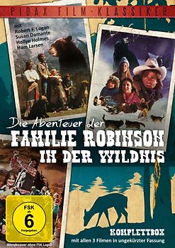 Pidax Film-Klassiker: Die Abenteuer der Familie Robinson in der Wildnis - Komplettbox mit allen 3 Spielfilmen [3 DVDs] DVD