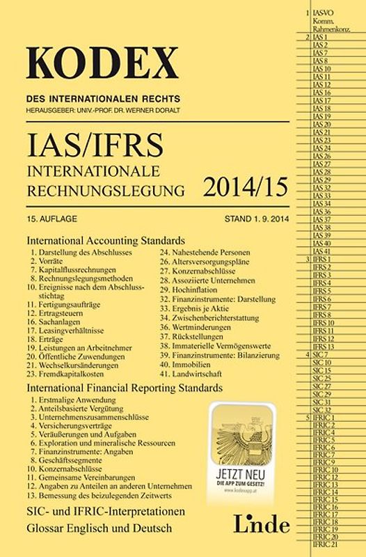 KODEX Internationale Rechnungslegung IAS/IFRS 2014/15