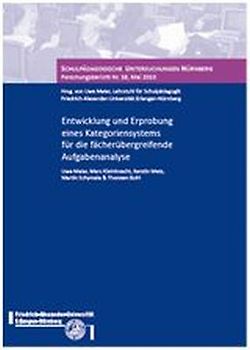 Entwicklung und Erprobung eines Kategoriensystems für die fächerübergreifende Aufgabenanalyse