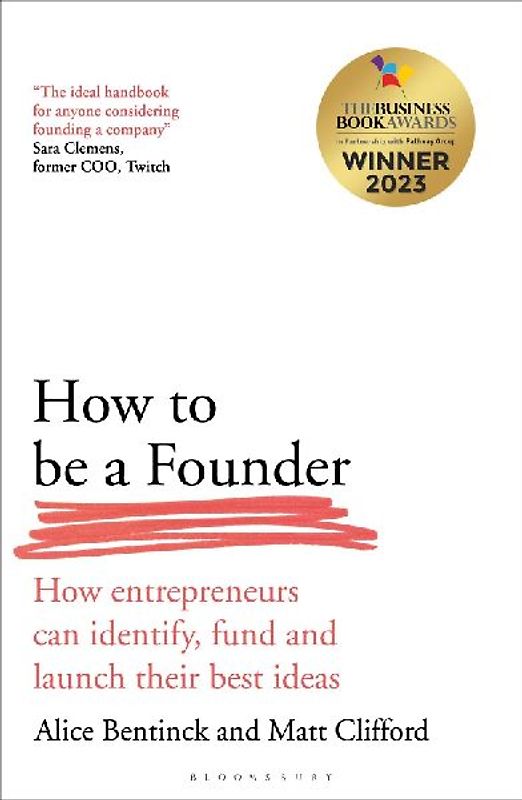 How to Be a Founder
