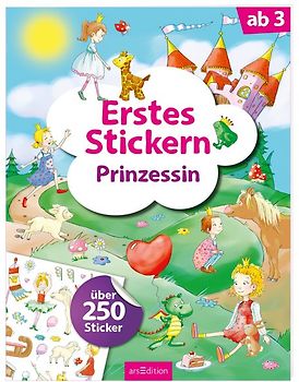 Erstes Stickern – Prinzessin