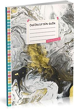 Checklisten-Buch: To Do Listen Planer | Ca. A5 Softcover | 70+ Seiten mit Titel, Datum & Register | Perfekt für Aufgaben zum Abhaken, Leselisten, Packlisten uvm. | Motiv „Vermischt“