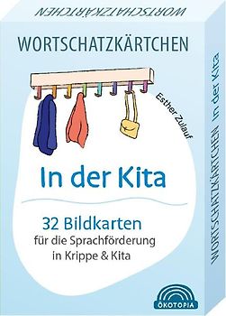 Wortschatzkärtchen: In der Kita