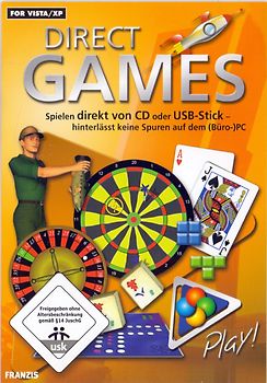Direct Games - Spielen direkt von CD oder USB-Stick PC Spiele