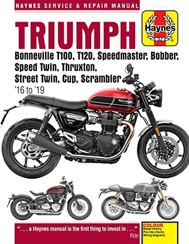 Coombs, M: Triumph Bonneville T100, T120, Speedmaster, Bobbe (Haynes Service & Repair Manual, Band 6401)