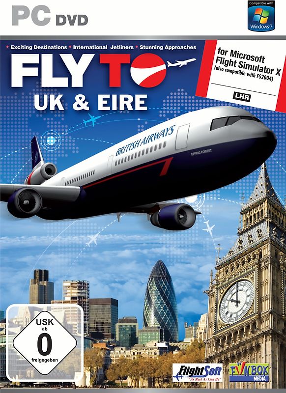Fly to UK & Eire [FSX AddOn] PC Spiele