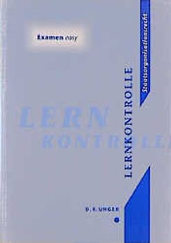 Staatsorganisationsrecht. Lernkontrolle