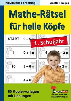 Mathe-Rätsel für helle Köpfe / Klasse 1
