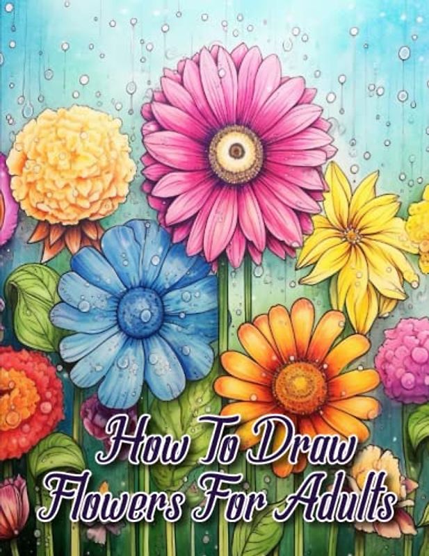 How to draw flowers for Adults: A Practical Journey in Drawing Flowers for Adults