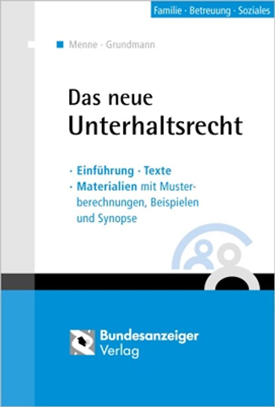 Das neue Unterhaltsrecht