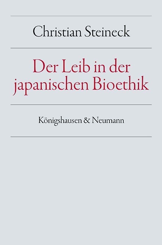 Der Leib in der japanischen Bioethik